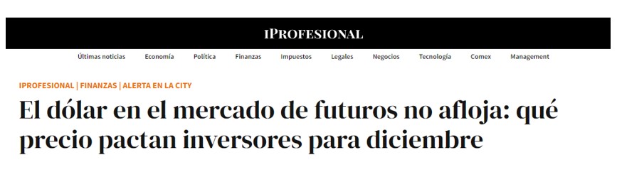 El dólar en el mercado de futuros no afloja: qué precio pactan inversores para diciembre