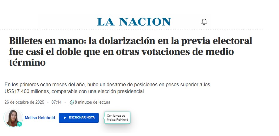 Billetes en mano: La dolarización en la previa electoral fue casi el doble que en otras votaciones de medio término