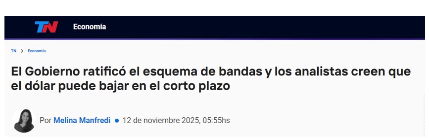 El Gobierno ratificó el esquema de bandas y los analistas creen que el dólar puede bajar en el corto plazo